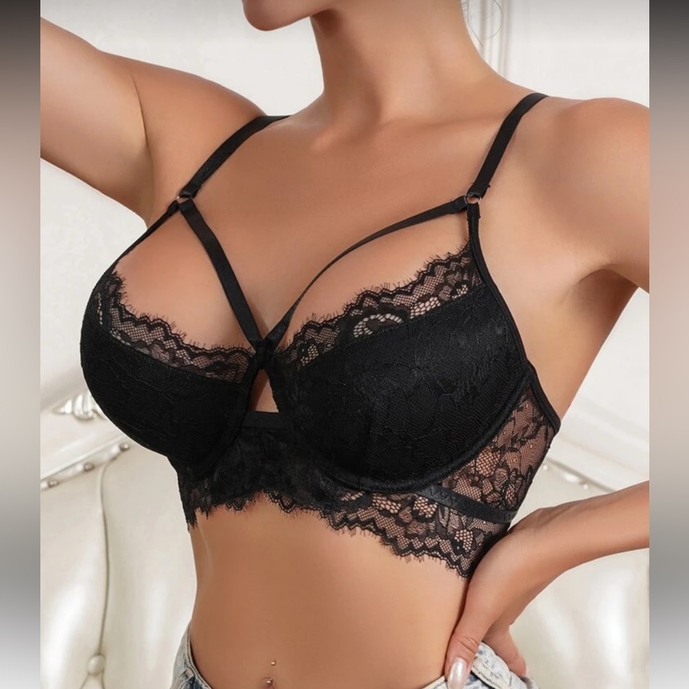 🔥FINAL SALE🔥 Elegant Black Lace Bralette